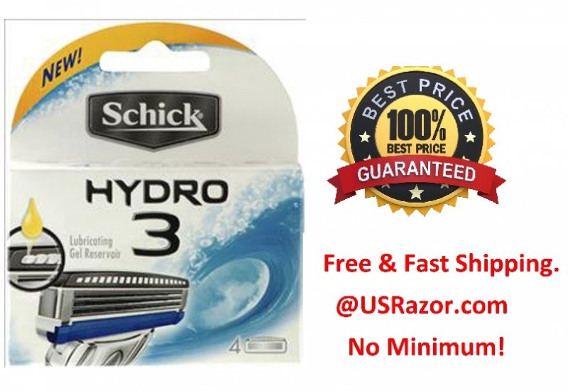 5 Schick Hydro 3 Razor Blades Hydro3 Refills 5 Cartridges Shaver