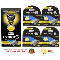 Schick Hydro3 Razor Handle + 1 Blade Cartridge Shaver