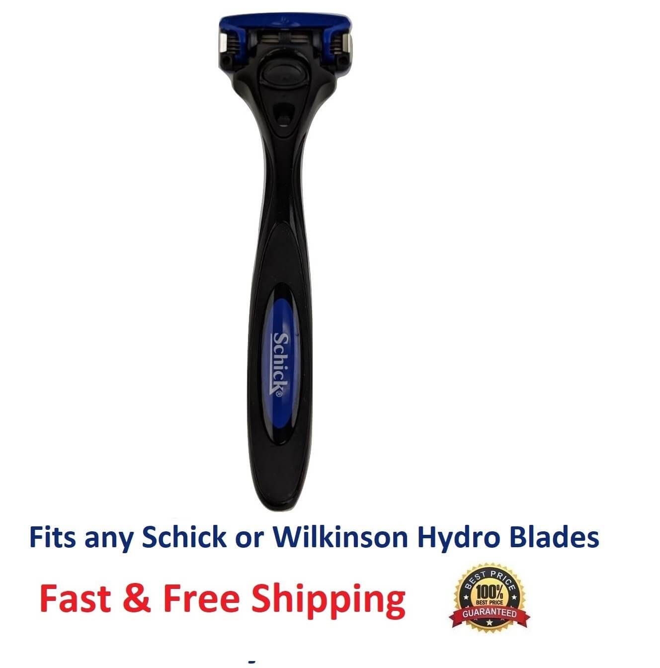 5 Schick Hydro 3 Razor Blades Hydro3 Refills 5 Cartridges Shaver Handle 4